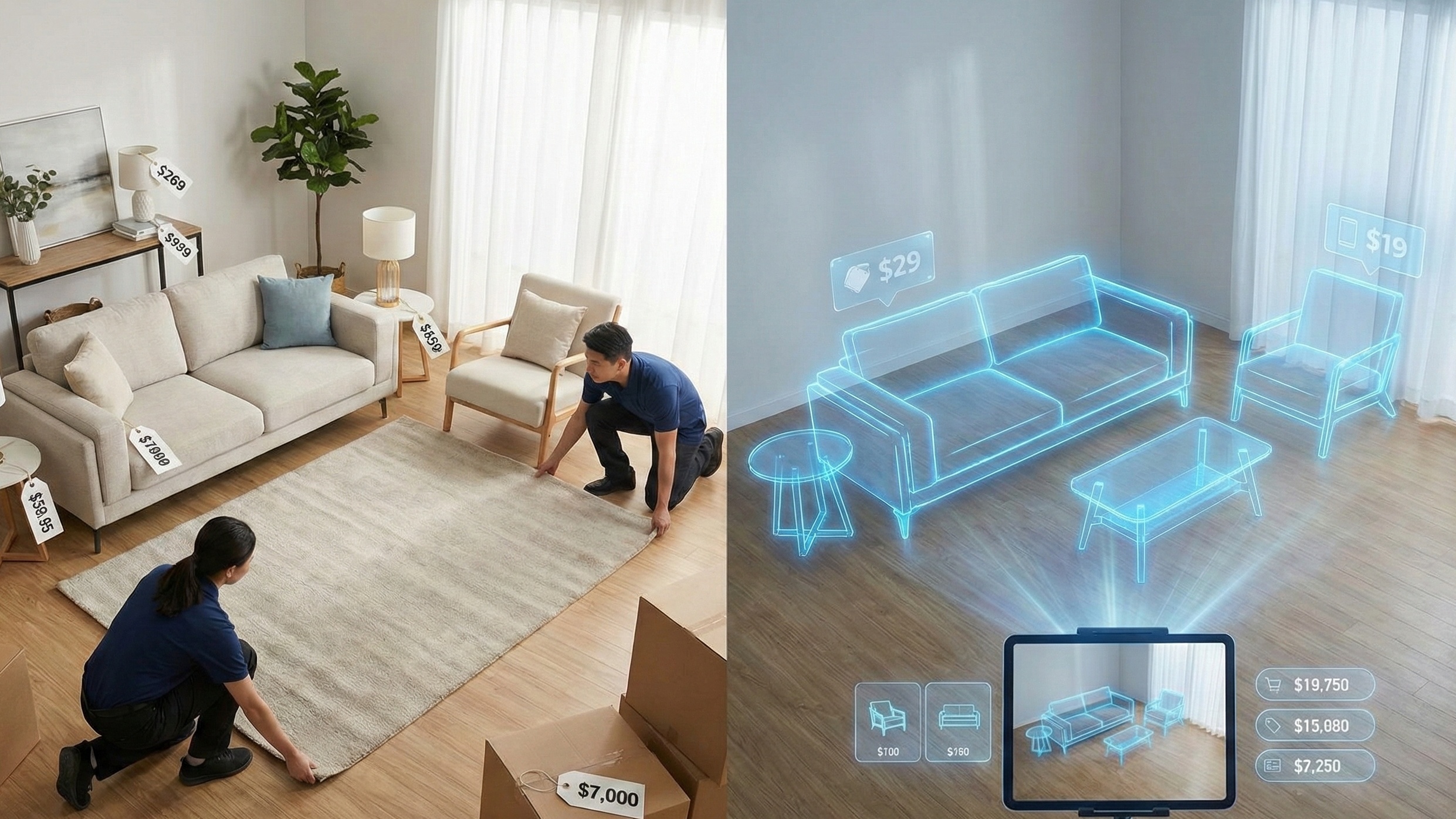 Virtual Staging vs. Physical Staging: The 2025 Cost Analysis You Can't Afford to Ignore