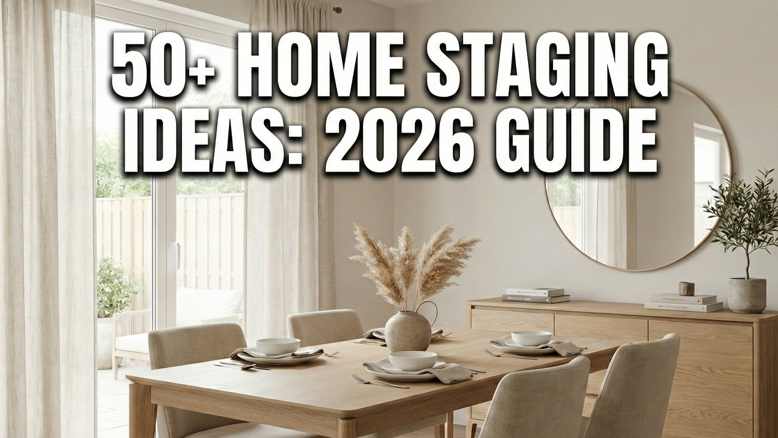50+ Home Staging Ideas That Sell Homes Faster: The Ultimate 2026 Guide